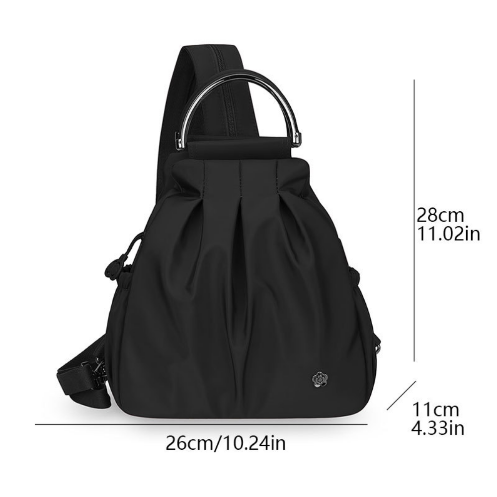 Elegant Pleated Fashion Bag with Premium Handle