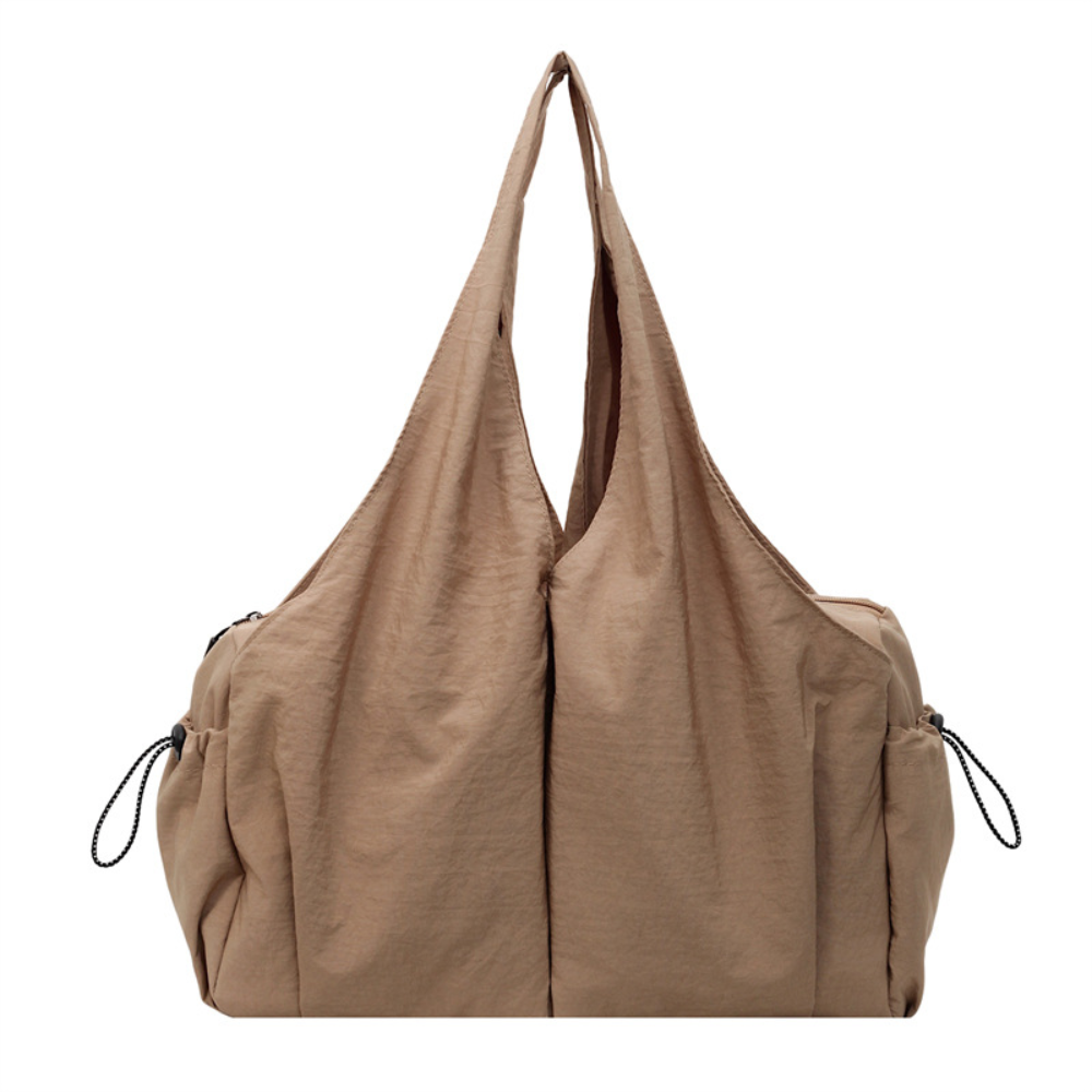 Women’s Casual Hobo Tote Shoulder Bag with Side Pockets