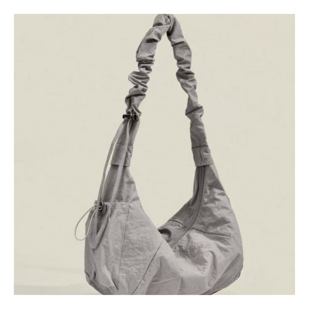 Stylish Casual Handbag with Multiple Zipper Pockets